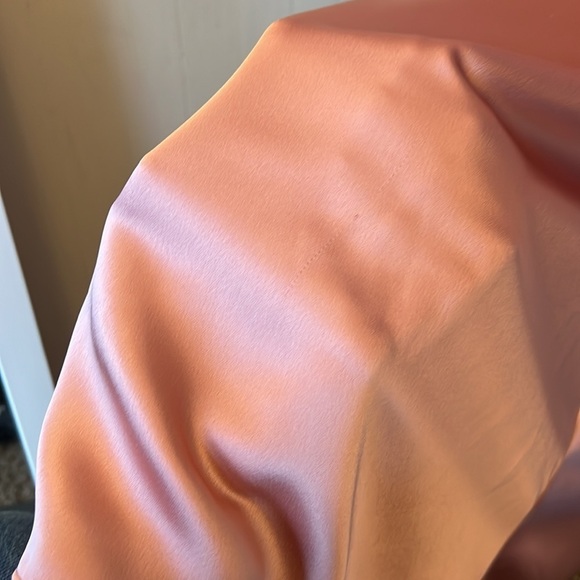 Dessy Collection Cowlneck Sleeveless Maxi Dress in Desert Rose Pink - Picture 9 of 11